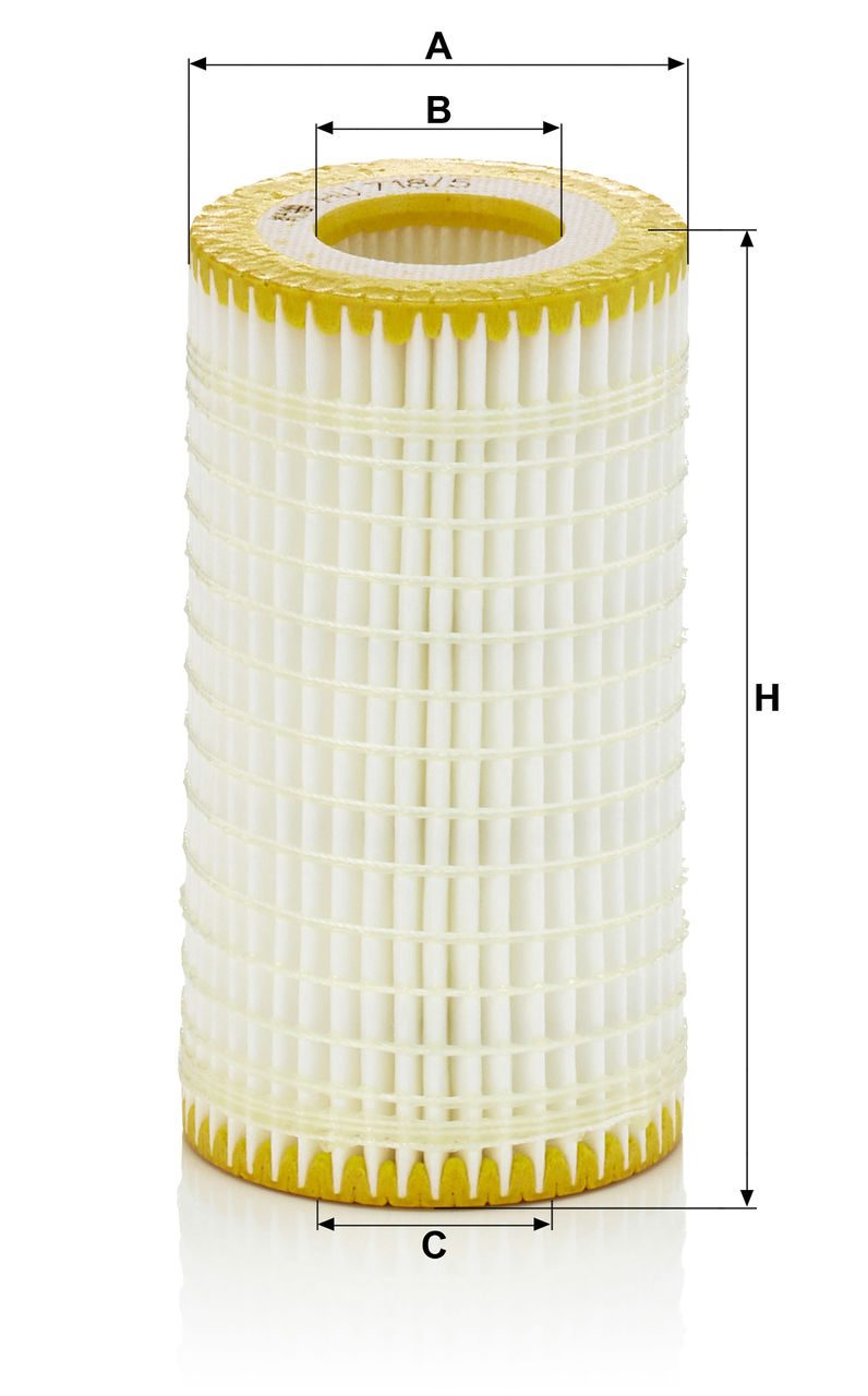 MANN OLEJOVÝ FILTR HU 718/5X