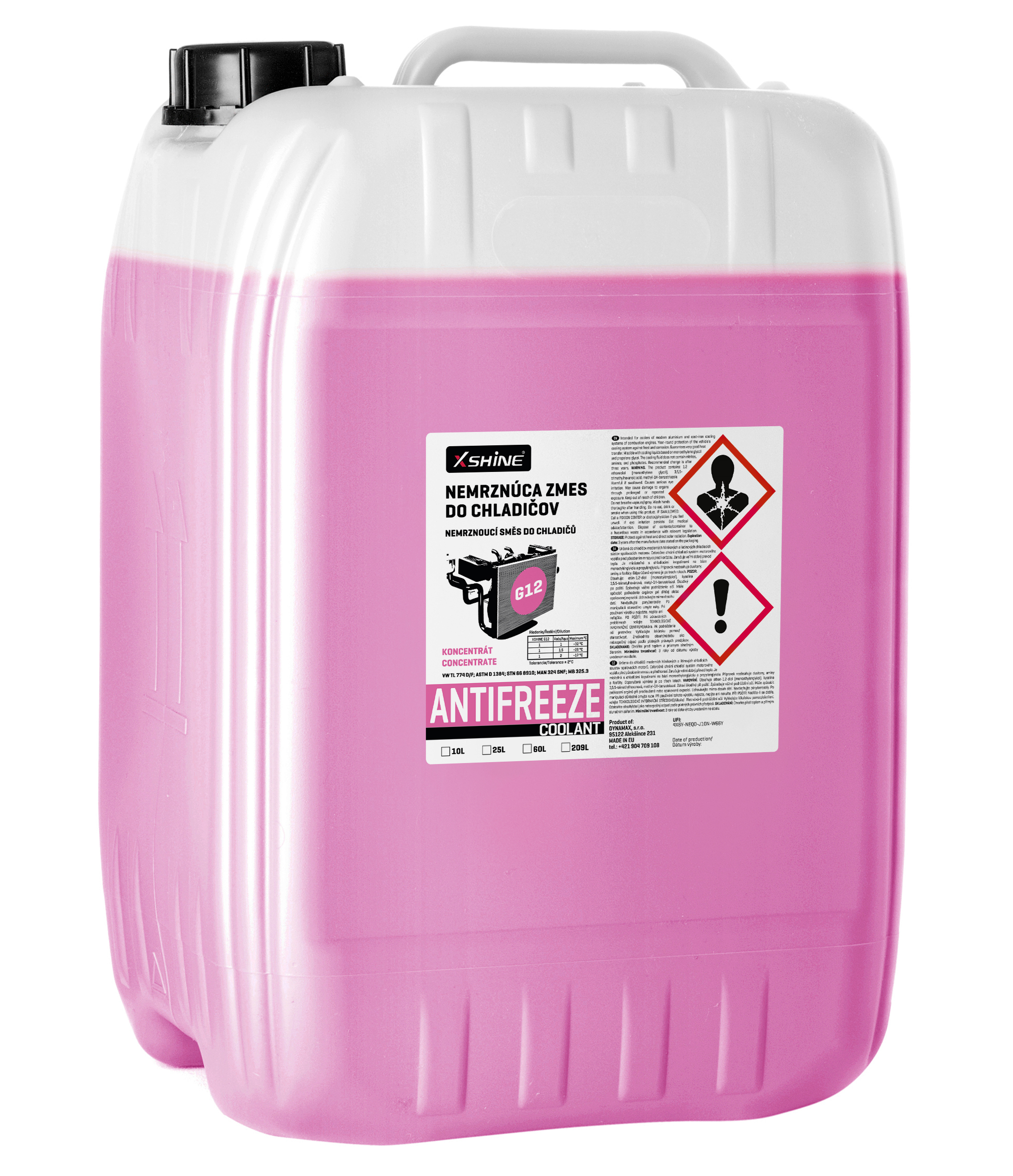 DYNAMAX XSHINE G12 READYMIX -32°C -   20L